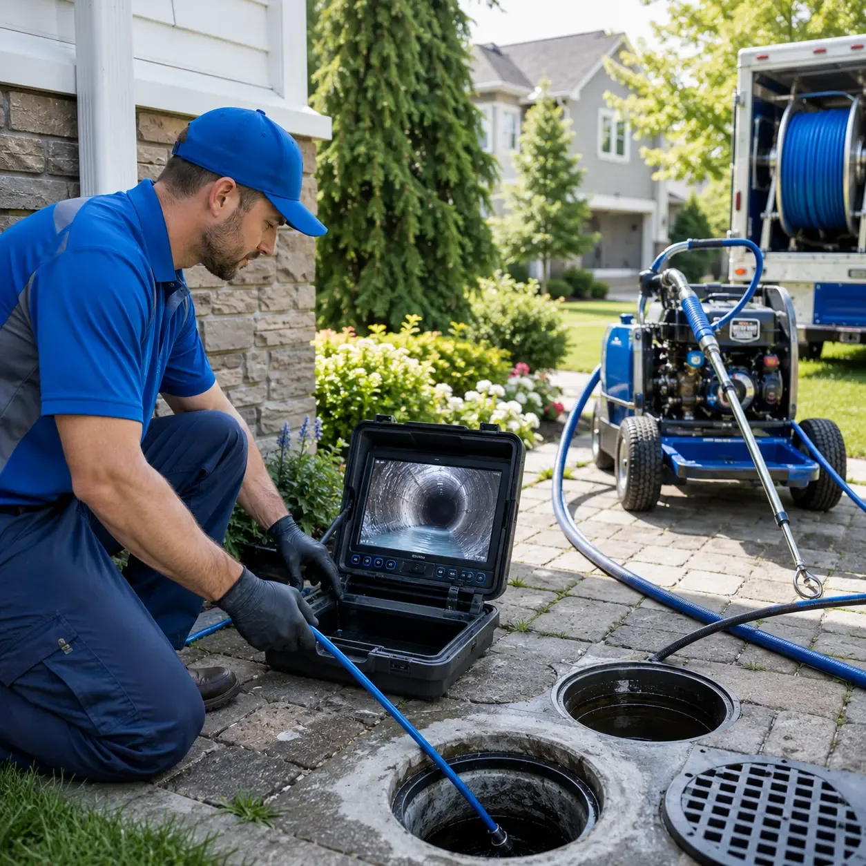 Outdoor drain cleaning professionals serving Edgerton, WI